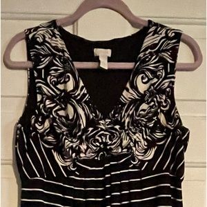 Chico’s Sleeveless High/Low Maxi Dress